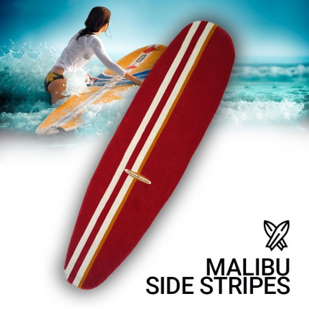 Alfombra surf : Malibu Side Stripes Color HIBISCUS RED